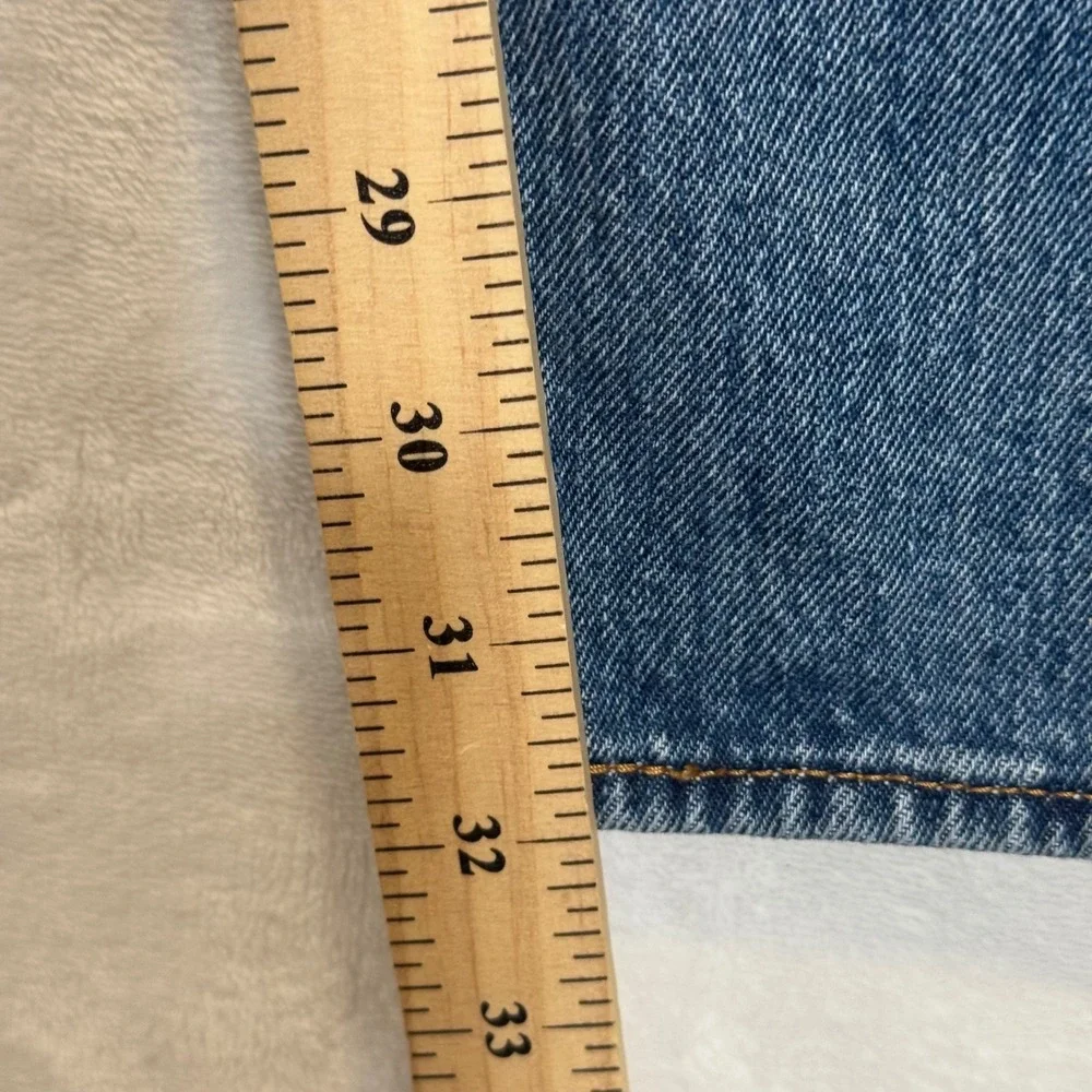 Levi's Blue 501 Original Fit Straight Leg Jeans 33x32